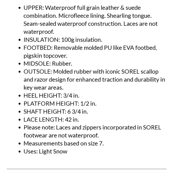 Sorel Waterproof Snow boots Joan of Arctic next lite - Picture 9 of 9